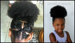 Crisscross Afro Puff Hairstyles For Little Natural Girls Super Easy To Do And Super Cute Afropuff Hairc Hair Puff Kids Hairstyles Afro Hairstyles For Kids