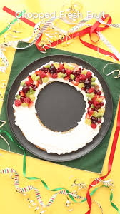 Better Homes Gardens On Instagram Seasonal Fruit And Sugar Sparkles Top Off This Fruit Pizza Wreath For A Desser Fruit Pizza Christmas Fruit Pizza Desserts