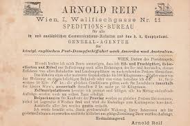 Wien Arnold Reif Spedition Zug Schiff