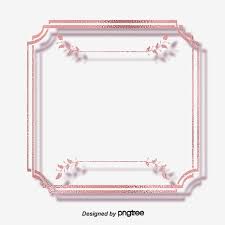 Creative Rose Gold Border Geometric Creative Border Cartoon Png Transparent Clipart Image And Psd File For Free Download Gold Clipart Clip Art Borders Gold Border
