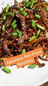 Japanese Pan Fried Noodles Video Griddle Cooking Recipes Pan Fried Noodles Grilled Dinner Recipes