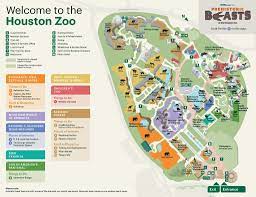 Zoo Map The Houston Zoo In 2021 Zoo Map Houston Zoo Map