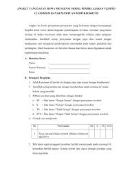 Video diatas adalaha salah 1 siswa sedang presentasi karyanya, didepan penguji. Angket Siklus 1 Worksheet