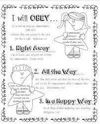 Obey god rather than any human authorityâ€. Lds Activity Ideas I Can Be Obedient Coloring Page