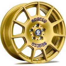 Sparco Terra Felgen Race Gold Blue Lettering In 17 Zoll Felgen Alufelgen Zoll