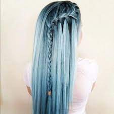 Cool Blue Hair Cute Fashion Dyed Hair Girl Hairstyle Hair Styles Dyed Hair Ombre Hair