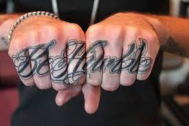 Danny Boy Getting Fancy On The Fingers Hand Tattoos Tattoos Finger