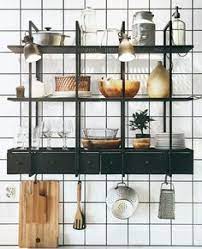 These diy kitchen shelves turned out to be the easiest project we've tackled since moving into our new home, and i truly love how they turned out! 28 Metal Kitchen Shelves Ideas Kitchen Shelves Metal Kitchen Shelves Metal Kitchen