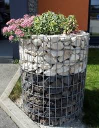 Gabionen Saulen Als Hochbeete Gabionen Hochbeet Gabionen Hochbeet