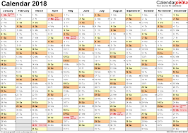 State and federal holidays include public holidays in malaysia. 2018 Year Planner Pdf Printable Year Calendar