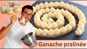 Recette Ganache Montee Au Praline Whipped Praline Ganache English Subs Youtube