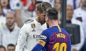 Sergio ramos full hd wallpapers. Real Madrid Vs Barcelona Lionel Messi Squares Up To Sergio Ramos In Furious Bust Up Football Sport Express Co Uk