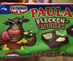 Ich habe mich für den paula kuchen beworben und auch diesmal hat es geklappt. Paula Flecken Kuchen Dr Oetker