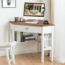 Gracie Oaks Corner Desk Wayfair In 2020 Corner Desk Small Corner Desk Desk