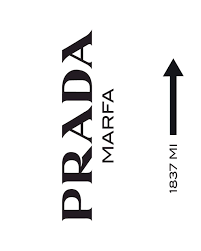 Prada Marfa 1837 Mi Text Poster 40x50 Prada Marfa Black And White Posters Poster Prints