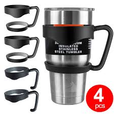 Stainless steel tumbler, 14oz $ 14. 4pcs Yeti Tumbler Cup Handle For 20oz 30oz Rambler Lightweight Spill Proof Grip For Rtic Cooler Stainless Steel Tumblers Sic Ozark Trail Travel Mugs Or Flask Walmart Com Walmart Com