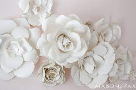 This is ideal if you want to use the flower walls to decorate a large venue. Diy Giant Paper Flowers Tutorial Maison De Pax