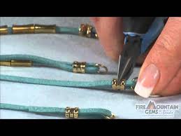 How to use crimp tubes. Using Crimp Tubes With Cording Youtube