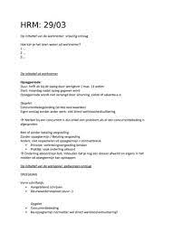 Notities 29 03 Hrm Op Initiatief Van De Werknemer Vrijwillig Ontslag Hoe Kan Je Het Laten Weten Studocu