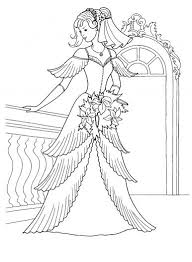 Princess dress coloring pages for adults. Ball Gown Princess Dress Coloring Pages Novocom Top