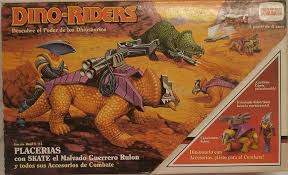 Krulos follows and becomes stuck in prehistory as well. Dino Riders Placerias With Skate Comansi Spain