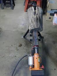 Air Hydraulic Log Splitter Wood Splitter Log Splitter Homemade Tools
