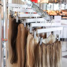 No glue, tape or stitching. Halo Extensions Interlocks Salon Medspa Wellness Newburyport Ma