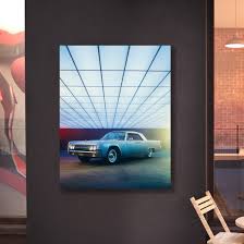 Tablou Printat Masina de Epoca Americana – The Print Studio