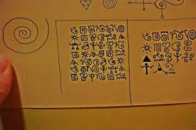 Light Language Notes Ancient Symbols Language Spiritual Art