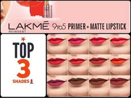 lakme 9 to 5 primer matte lipstick review 30 shades