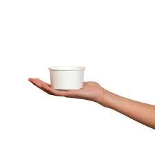 8 ounces or 1/2 pint. 6 Oz White Frozen Yogurt Cups At Frozen Dessert Supplies