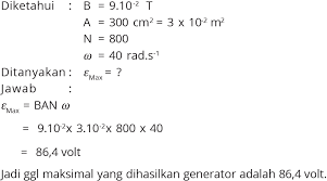 Ciri generator ac menggunakan cincin ganda. Soal Fisika Sma Kelas 12 Tentang Induksi Elektromagnetik Dan Pembahasannya Myrightspot Com