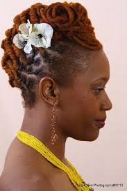 Brown Colored Dreadlock Updo Hairstyle Side View Hair Styles Locs Hairstyles Dreadlock Styles