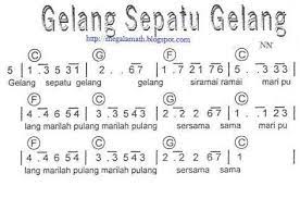 Stream 03 gelang si paku gelang by jeremy monteiro from desktop or your mobile device. Notasi Lagu Gelang Sipaku Gelang Brainly Co Id