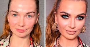 It's a single photo that you can move the slider handle to compare both images side by side. 30 Before And After Pics Of Women Who Got Hollywood Like Transformations From This Makeup Artist Bored Panda