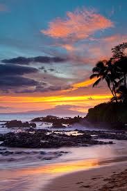 Makena Cove Sunset Beautiful World Sunset World Pictures