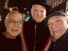 Went to see the historical rock opera 'Killin Republicans' tonight. Only  two performances left. Post show shots with the playwright Dick Zigun,  ZeroBoy and Reverend Billy. Dick and I are the products