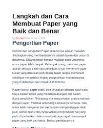 Cara Menulis Cerpen Yang Bagus Tulisan