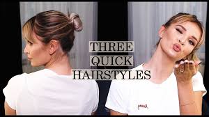 Sometimes in the morning we should have some easy ways to deal with our bad hair condition. 3 Quick Hairstyle Tricks For A Bad Hair Day Youtube