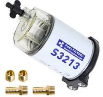 Poweka S3213 Fuel Water Separator Filter Assembly for Outboard Motor  Mercury 35-60494-1 18-17928, 35-809097, Yamaha Racor Sierra Engine Boat 10  ...