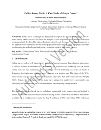 Once an interview is set in stone, you should start researching. Pdf Online Survey Tools A Case Study Of Google Forms