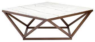 Enjoy brilliant deals on the products and perks such as. In Stock Jasmine Coffee Table Modern Wooden Walnut Coffee Table Square Marble Top Transitional Coffee Tables By Mod Space Furniture Houzz