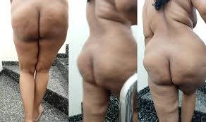 Mallu aunty showing her big nude ass