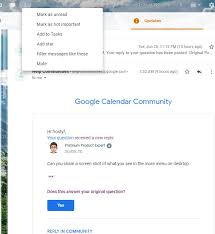 How To Manually Add A Calendar Event From Gmail Email Non Travel Meeting Origin Calendar Community