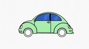 The love bug coloring book. How To Draw Volkswagen Beetle 1 Draw Vw Step By Step Easy Youtube