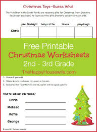 Parents and teachers can use jumpstart's third grade worksheets to help kids master these concepts so that they can easily build on them in the. Christmas Themed Worksheets Free Printables The Happy Housewife Home Schooling