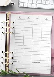 Maybe you would like to learn more about one of these? 7 Day Weekly Schedule Template World Of Printables