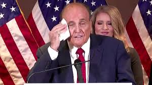 Rudy giuliani falsely claims that joe biden has dementia and that he'll likely take an adderall before the debate tonight. Hairstylists Aren T Sure That Was Hair Dye Trickling Down Rudy Giuliani S Face National Post