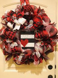 Black And White Checkered Ribbon Wreath 1 Corinthians 16 14 Let All That You Do Be Done In Love Valentines Wreath Valentine Wreath Love Valentines 4th Of July Wreath