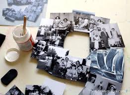 How to mod podge wooden letters. Mod Podge Photo Wood Numbers For Birthday Decor
